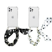 아이폰11 도트 땡땡이 스카프 젤리 케이스 KP064 폰케이스쇼핑몰 핸드폰케이스 갤럭시케이