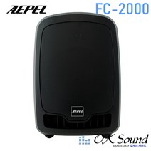 에펠 FC-2000 충전형앰프 강의앰프 200W 무선마이크 2채널 일체형앰프, 핸드+핸드