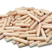헬로요니 목다보 나무못 목봉 목심 도웰핀 목공재료, (500개입 할인가) 12x100mm