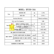 근접센서 1 개몫 정밀 저항 스트레인 게이지 BFBHF3503AA 350 ohm 압력 센서로드 셀 밴드 리드