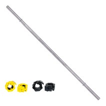 고강도 경량봉 1800mm 역기봉 중봉 직선바 스쿼트 데드리프트, 1800mm 경량봉 + 락조마구리 블랙