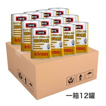 Sanyu 수족관 큰 붉은 계란은 소금물 새우 초미세 아르테미아 계란 공작 용 튀김 오프닝 피드 부화할 수 있습니다, 큰 빨간 달걀(상자에 12캔) 선물 없음