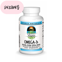 소스네추럴스 비건 오메가 3s 논 피쉬 EPA-DHA 300mg 30베지젤, 1개, 30개