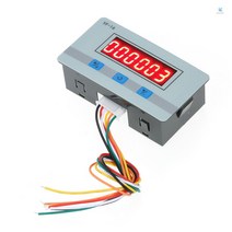 LED전광판 미니 LED 디지털 카운터 모듈 DC/AC5V 24V NPN 및 PNP 신호 인터페이스가있는 전자 적산기 1 999999 배 계산 범위, [02] 2pcs