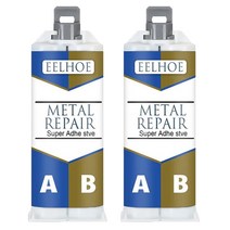 1+1만능 초강력 금속접착제 강력 주물용 접착제 메탈 리페어 접착제 25g+25g, 25g+25g*6개