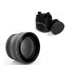 55mm 캐논 니콘 펜탁스 소니 후지 올림푸스 DSLRSLR 디지털 카메라 용 2.0x 텔레 망원 렌즈 배율, M4/3