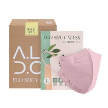 알도 에코슈브 한지마스크 성인용 대형 25매, 베이비핑크 25매 대형(L)