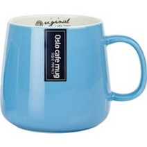오슬로 카페머그컵 380ml, 스카이블루, 1개
