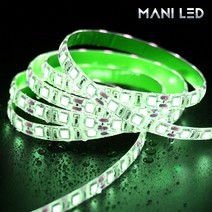 마니LED 주문제작 플렉시블 3528 5050 LED바 12V 24V 10cm, 5050 방수 흰띠 12V 10cm 그린, 1개