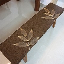 Makone 린넨 긴 의자 벤치 식탁 소파 쿠션 패드 방석