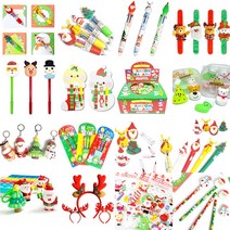 크리스마스 문구 랜덤1개 성탄절 연말 팬시 어린이 학용품 필기구, 13.불빛볼펜