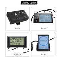 Ebike 부품 키트 컨트롤러 디스플레이 스로틀 PAS 1T4 케이블 250W 모터 전기 자전거 방수 플러그 36V 48, 05 36V 861LCD 20A, 02 Full twist throttle