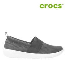 크록스 단화 40- 205727-066 Womens LiteRide Mesh Slip-On