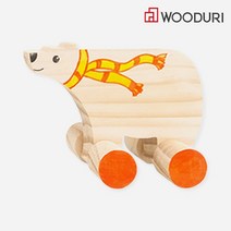 우드리 DIY 목공체험 목공수업 만들기재료 - 동물자동차, 북극곰 자동차