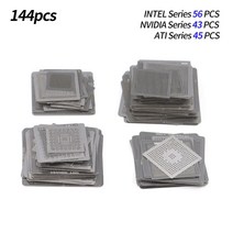 컴퓨터 pc 데스크탑 그래픽카드 게임 비디오 144 개몫 bga 직접 열 그래픽 카드 bga 스텐실 인텔nvidiaati 칩 bga reballing 스텐실 tample