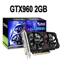 SZMZ 새 비디오 카드 원본 NVIDIA Geforce GTX 960 1050 Ti 2GB 4GB GDDR5 128비트 그래픽 카드 GTX960 게임용 GPU 비 RX 580 5, GTX960 2GB