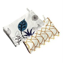 아트박스/블루케 [주방수건 2종 세트]나의정원+두 팔 벌린 잎