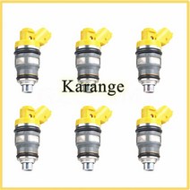도요타 수프라 JZA70 1JZGTE 1JZ JZA80 2JZGTE 2JZ 사이드 피드 엔진 노즐 100187091 6X 연료 인젝터 1001-87091, [02] 6PCS 650CC