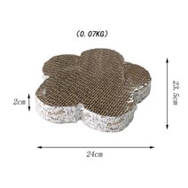 냥오름 오르간야옹이장난감 삼줄볼장난감수직형 붙이는스크래쳐 고양이 스크래치 보드 패드 내마 모성 긁는 게시물 고양이 골판지 패드 고양이 장난감 그라인딩 네일 스크레이퍼 매트 애완, 꽃들