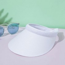 캐주얼 와이드썬캡 화이트 타올캡가드 워터파크모자