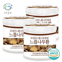 푸른들판 국산 느릅나무껍질환 220gx3(통) 유백피환 누릅나무, 3개, 220g