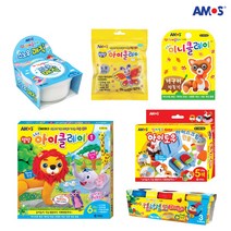 아모스 탱탱 아이클레이 컬러점토 스노우매직 아이도우 세트, 5. 스노우매직, 140g
