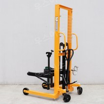 수동 유압 작기 쟈키 오일 기름 드럼 드럼통 바퀴달린 철제 이동식 트롤리 카트 지지대, DA450 철 드럼 전용