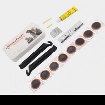 라이딩 준비물 자전거 타이어 펑크 수리 펑크패치 세트, 단품