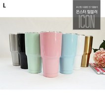 PGM1*^몰몬스터 텀블러 선물용 사무실 보온 스테인레스 보냉 답례품 단체 스텐 심플^*1췤pgm, *^^옵션*^파스텔블루