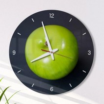 바보사랑 아크릴시계 풍수풋사과하나.꾸밈, 1.원형