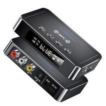 TV블루투스연결 동글이 송수신기 오디오 블루투스 5.0 수신기 송신기 fm 스테레오 aux 3.5mm 잭 rca 광학 동글 무선 nfc 어댑터 tv pc 헤드폰 81, 협력사, 블루투스 v5.0, 유형 1