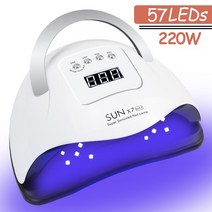 젤 네일 램프 드라이기 건조기에 대 한 UV LED 매니큐어 66LED 광택 LCD 디스플레이 매니큐어에 전문, CHINA_x7 Max 57 LEDs | EU