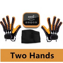 손가락마사지기 재활 로봇 장갑 손 장치 뇌졸중 편마비 기능 전기 공압 거울 자극 신경 회복 손가락 트레이너 도구 및 장비, [01] M, [03] Upgraded 2 Hands