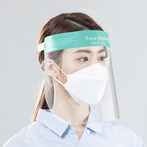 페이스쉴드 투명 얼굴 보호 가리개+의료용 안면 위생 마스크, JYS 페이스쉴드 투명 안면 위생마스크