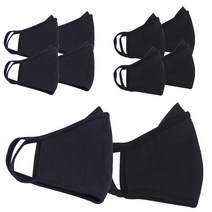 마켓메이트 10장 대형 빨아쓰는 입체 천 3d 와이어 면 마스크 블랙 라지 패션 10P