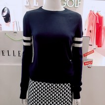 엘르골프 기본컬러의 여성라운드넥 스웨트 6h-63301820