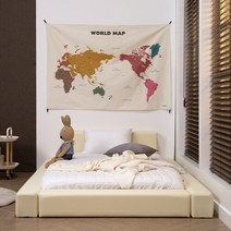 버드 저상형침대 오픈 일반형 슈퍼싱글(SS) 프레임, 크림