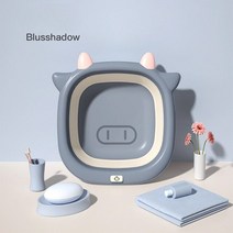 욕조 접이식 세면기 아기 플라스틱 세면대 휴대용 여행 세탁 두꺼운, [01] green