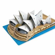 시드니 오페라 하우스/3D종이입체퍼즐 제작 종이 모형 3d 퍼즐 입체 뜯어만드는세상 d, 단품