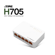iptime 아이피타임 컴팩트한 사이즈 H705 5포트 10/100Mbps 스위칭 허브