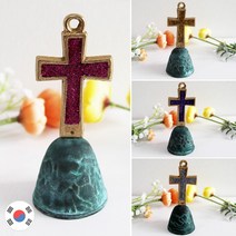 벼타작 십자가 청동 식탁종 SBT-202, 실버