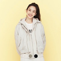 [지오다노] 372502 여 패딩 바머자켓