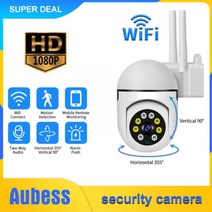 현관문CCTV 사무실 집안 가정용 PTZ 카메라 IP 야외 WiFi HD 1080P H.264 무선 감시 보안 CCTV AI 인간 감지 P2P 탐지 V380, EU Camera_NTSC | 3.6mm