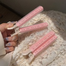 헤어롤 헤어롤집게 불륨 뿔리불륨 구르프 세팅 볼륨핀 뿌리펌 용품 집게롤, 보라