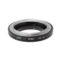 FD 렌즈를위한 FD-AI 마운트 어댑터 링 F D7100/ D600/ D3200/ D800, 검은 색
