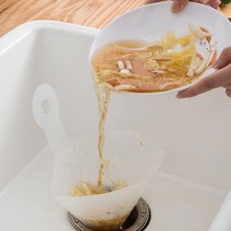 피케이몰 1+1 씽크대 음식물 국물 분리 간편 여과망 필터, 단색