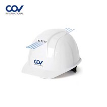 건설 작업장 절연 통풍되는 흰색 안전모 안전용품 충격흡수 감전예방