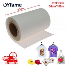 전사기 전사프레스 티셔츠프린팅기계 OYfame-30CM DTF 롤 필름 열전달 프린터 필름 R1390 DX5 L1800C XP600 t 셔츠 인쇄기, DTF Roll Film