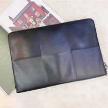 유니크한 고급 가죽 클러치백