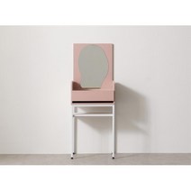 유니크 곡선형 거울 서랍형 폭좁은 경대 500 7컬러 디자인 학생 화장대, 상품선택, 화이트그레이
